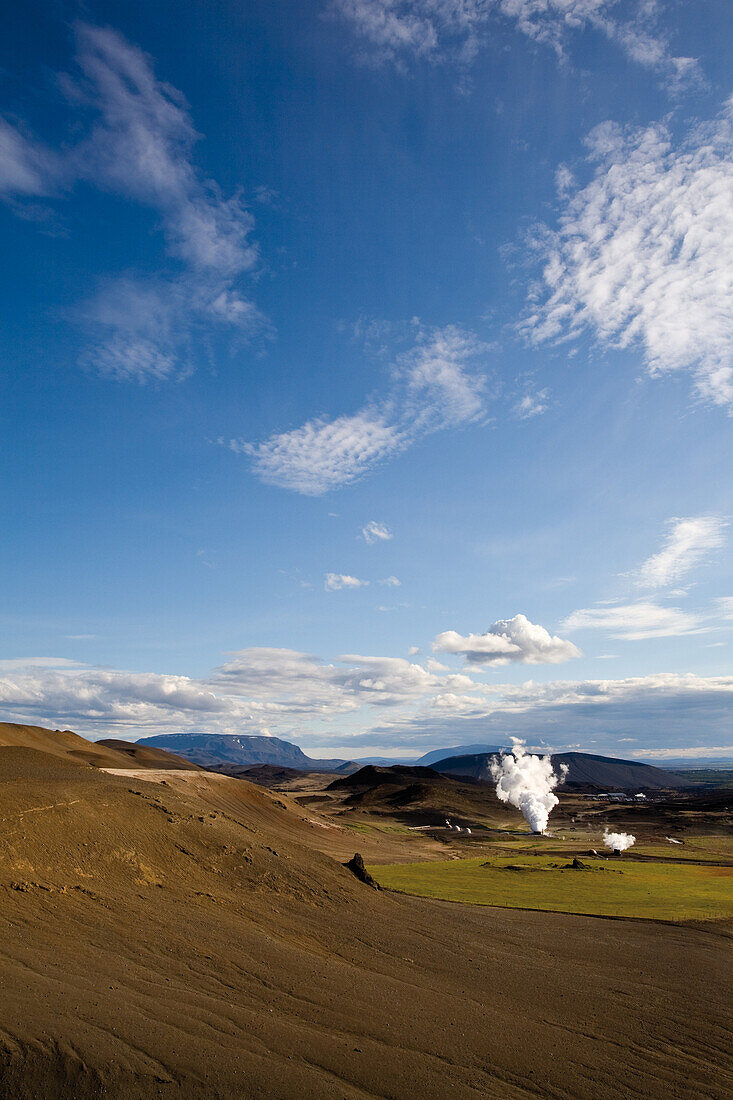 Geothermal power station, Krafla, Iceland