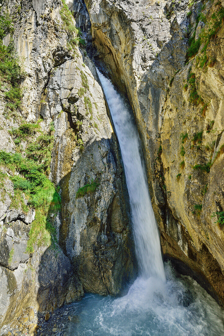 Loetz waterfall, Zammer Lochputz, Zams, Tyrol, Austria
