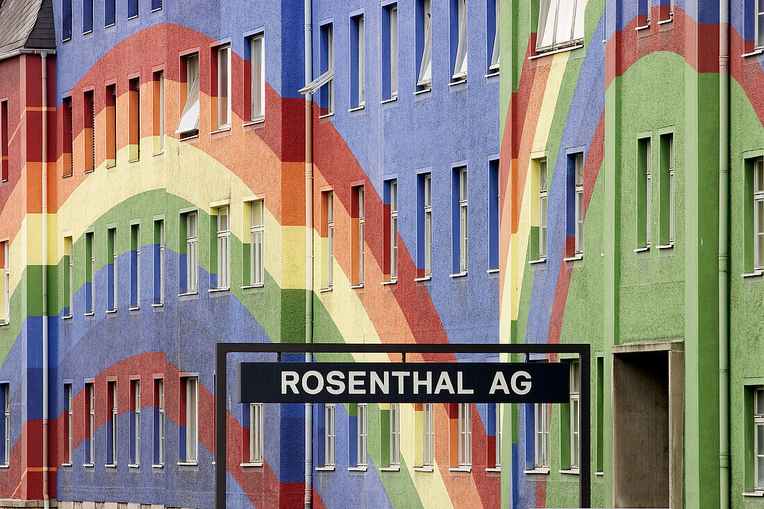 Porcelain factory Rosenthal AG in Selb, Franconia, Germany.