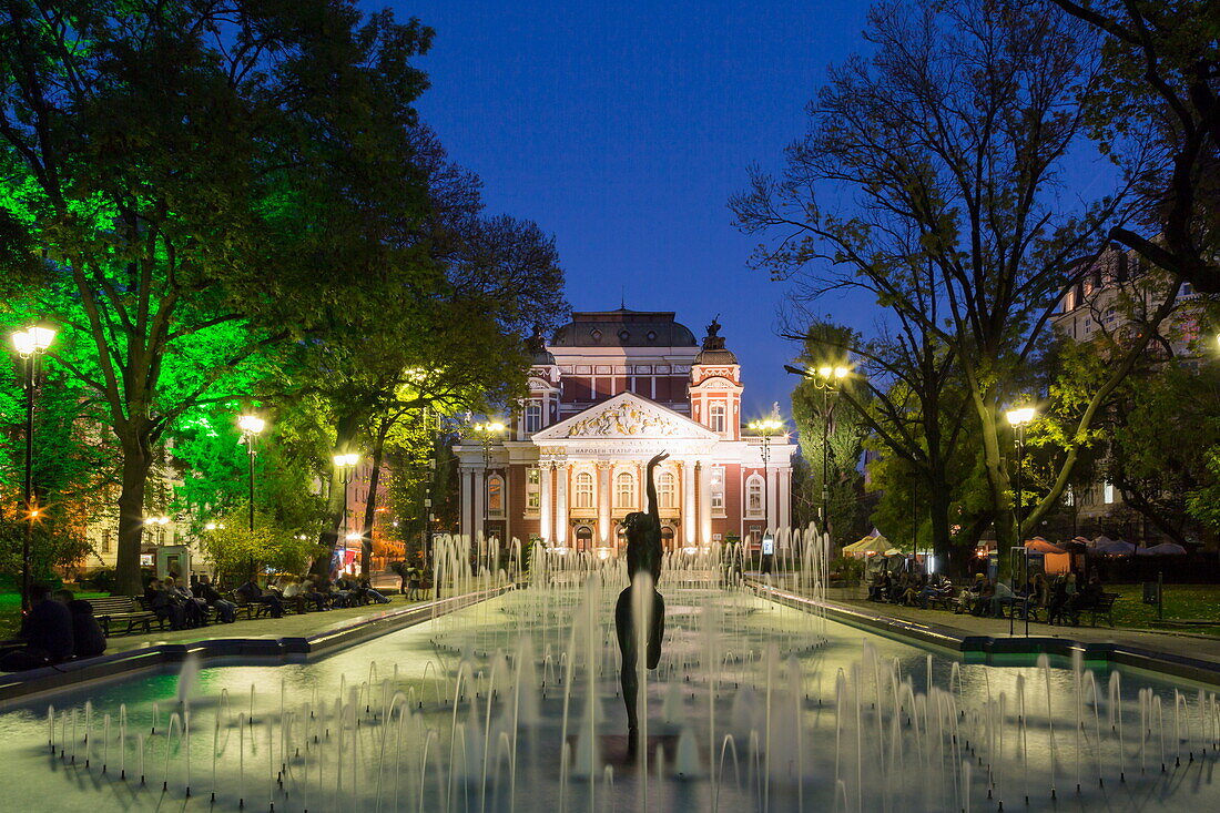 Ivan Vasov, National Theatre, City Garden Park, Sofia, Bulgaria, Europe