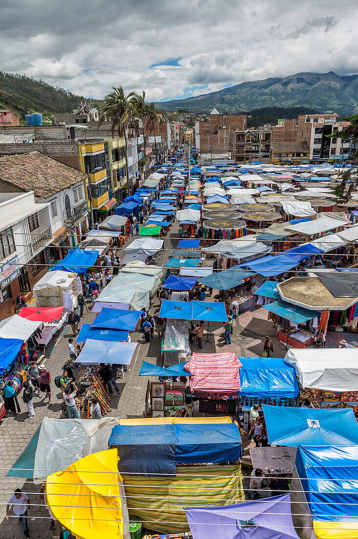 Otavalo market, Imbabura Province, Ecuador, South America