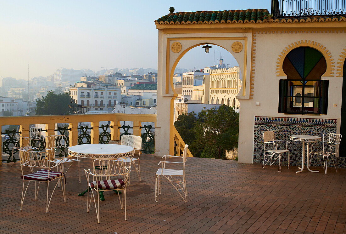 Continental Hotel built in 1870, old city, Medina, Tangier, Morocco, North Africa, Africa