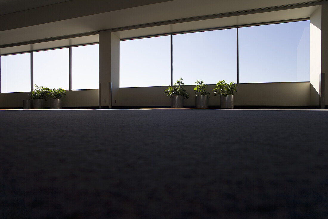 An empty office space