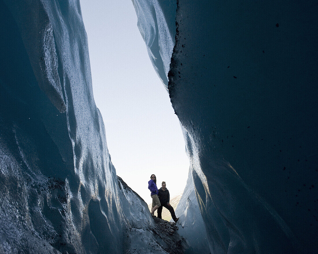 Worthington Glacier, Alaska, USA