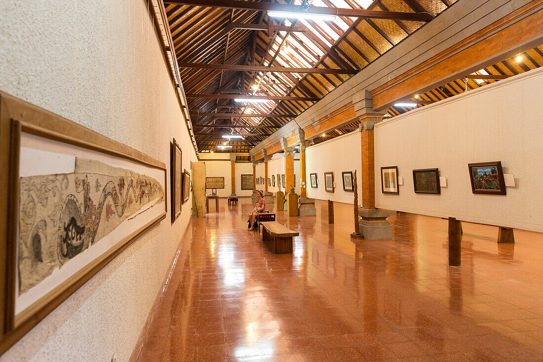 Ausstellung moderner balinesischer Malerei, Kunstmuseum Puri Lukisan, Ubud, Gianyar, Bali, Indonesien