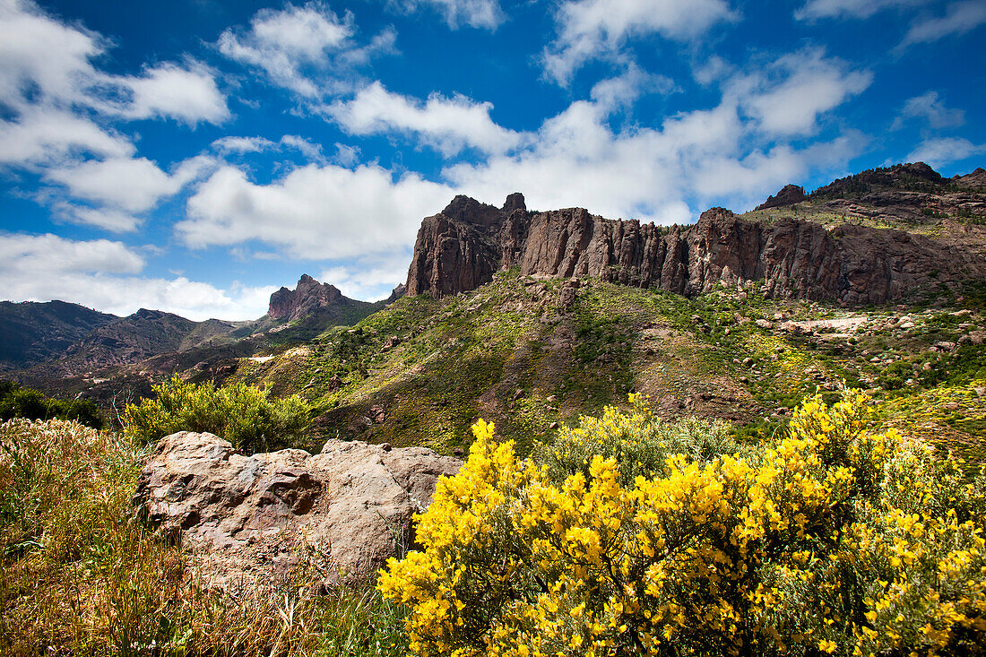 Berglandschaft, Gran Canaria, Kanarische Inseln, Spanien