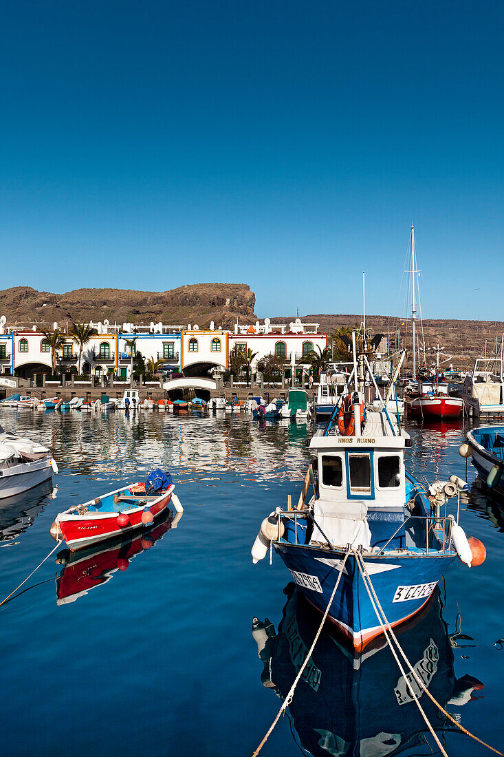 Hafen, Puerto de Mogan, Gran Canaria, Kanarische Inseln, Spanien