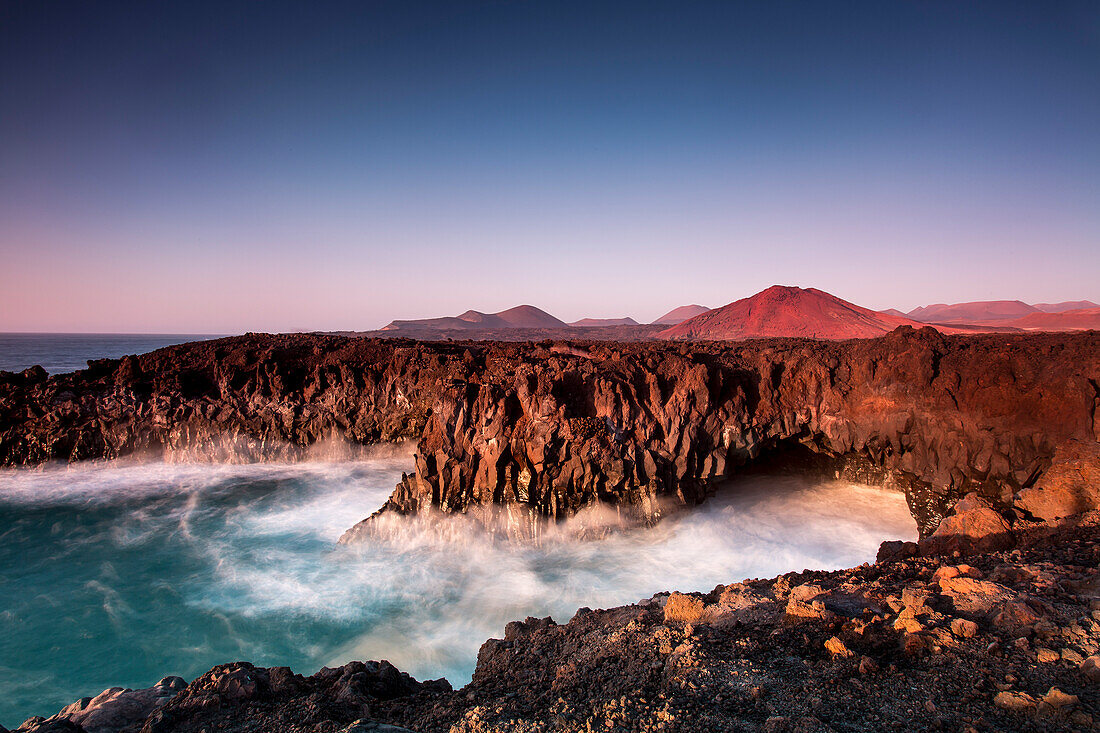 Klippen, Los Hervideros,  Lanzarote, Kanarische Inseln, Spanien