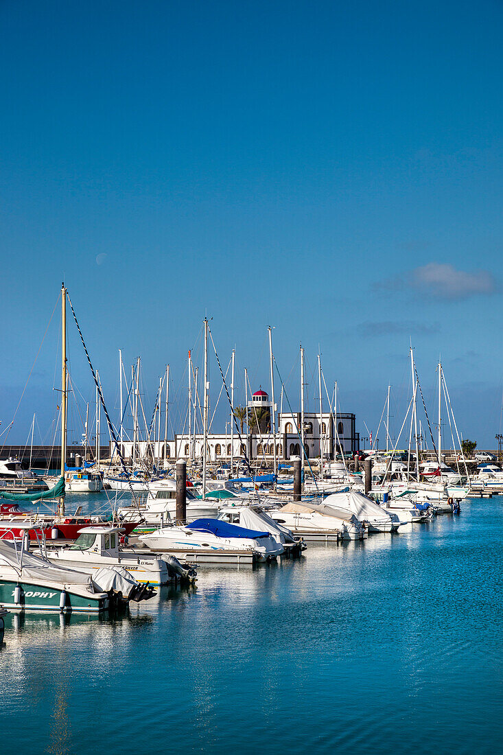 New harbour, Marina Rubicon, Playa Blanca, Lanzarote, Canary Islands, Spain
