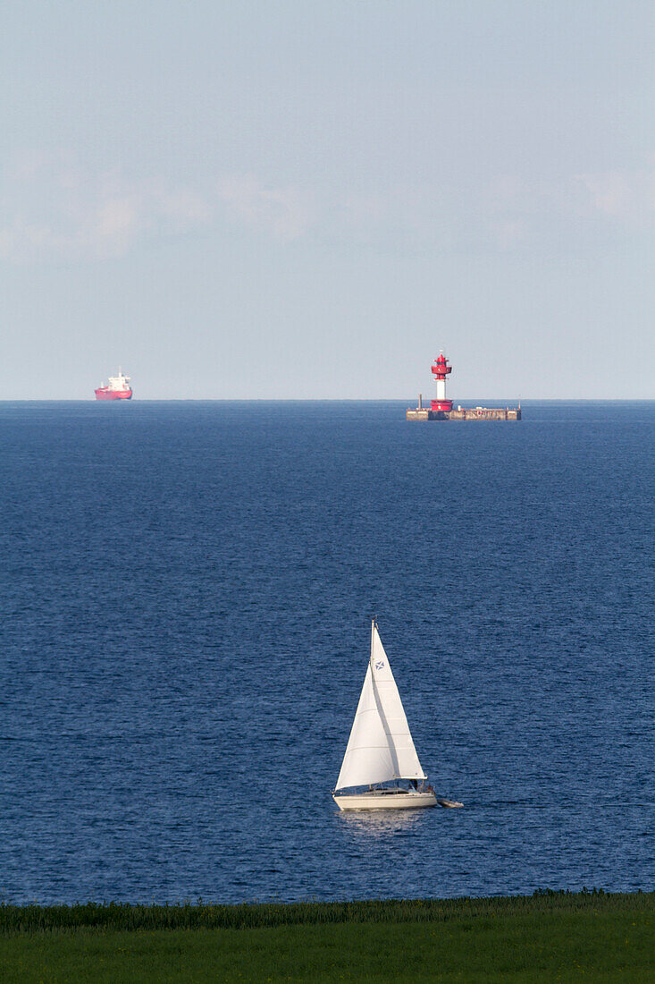 Leuchtturm Kiel, Schwedeneck, Ostsee, Dänischer Wohld, Rendsburg-Eckernförde, Schleswig-Holstein, Deutschland