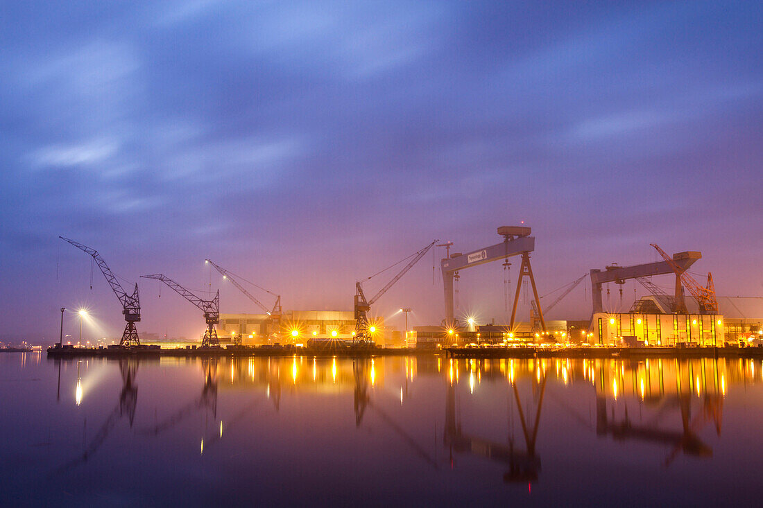 Docksyard, Howaldtswerke-Deutsche Werft, Kiel Fjord, Baltic Sea, Kiel, Schleswig-Holstein, Germany