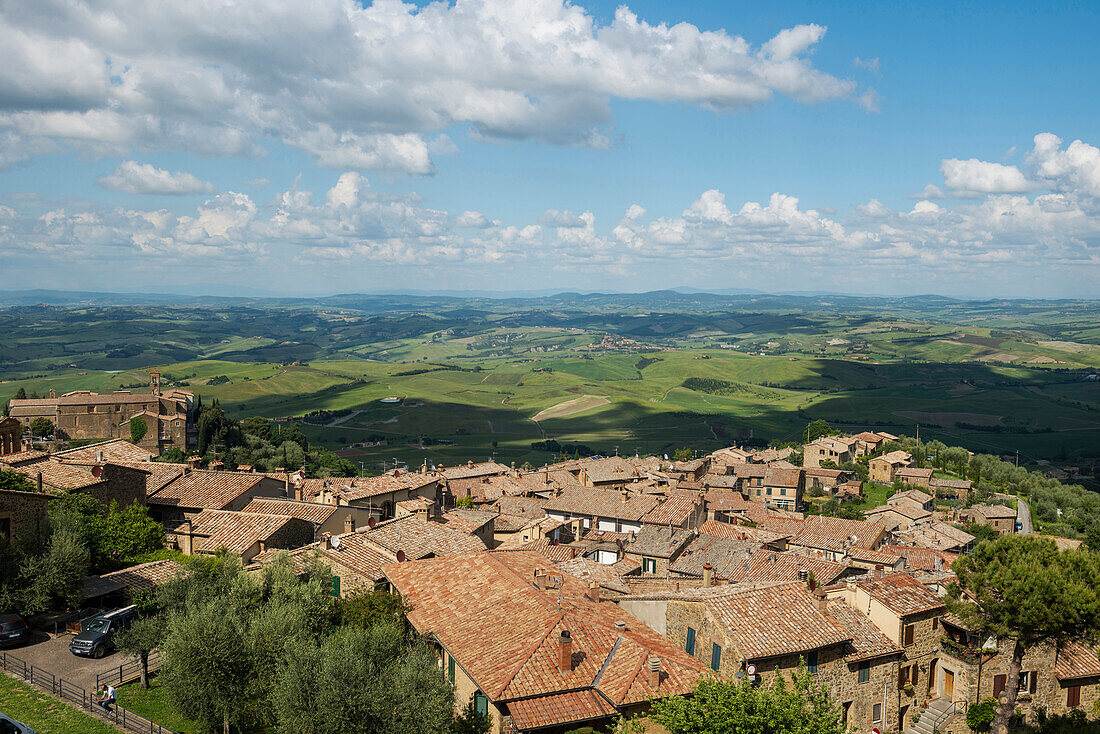 Montalcino, Val d`Orcia, province of Siena, Tuscany, Italy, UNESCO World Heritage