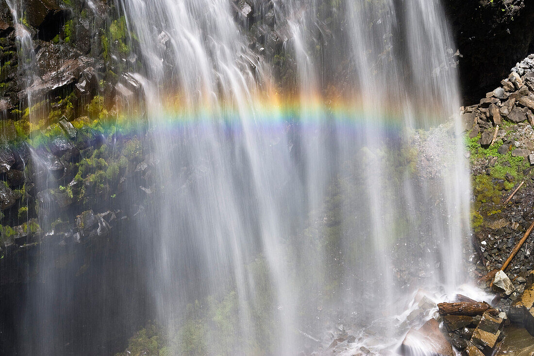 Narada Wasserfaelle, Mount Rainier Nationalpark, Washington, USA