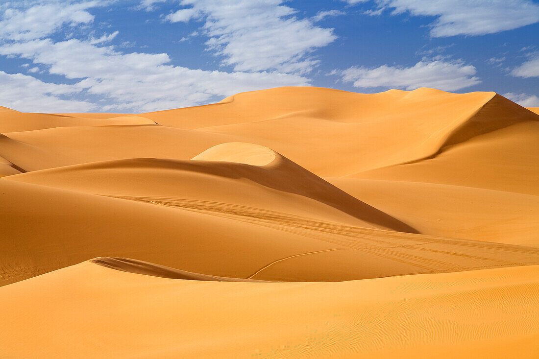 Sanddunes in the libyan desert, Sahara, Libya, North Africa
