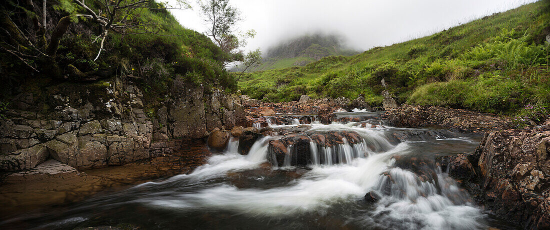River flowing through the Highland, Argyll and Bute, Scotland, United Kingdom
