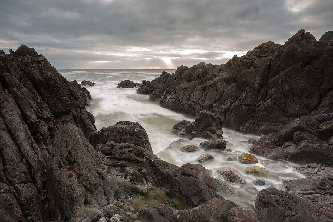 Coastal landscape near Swansea, Wales, United Kingdom