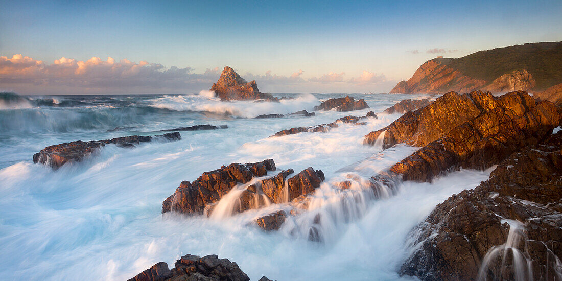 Küstenlandschaft, The Heads, Indischer Ozean, Knysna, Westkap, Südafrika