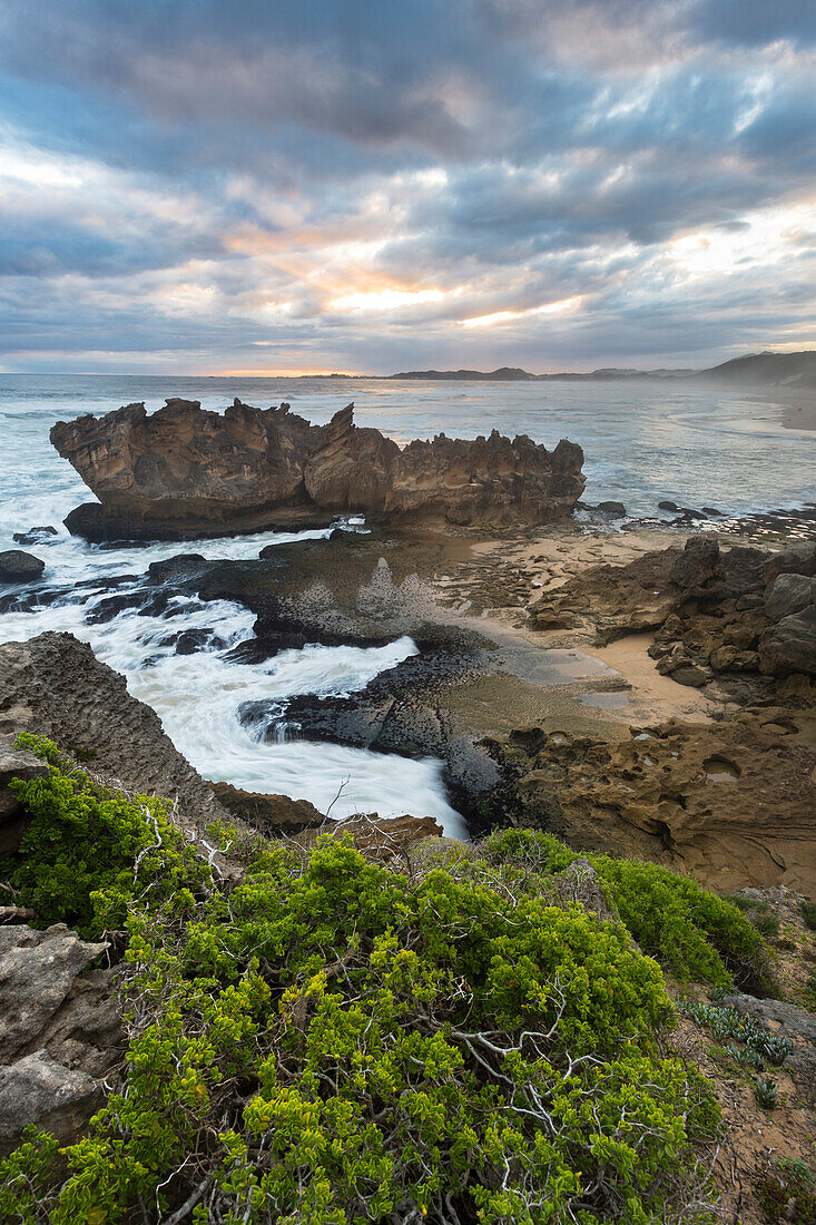 Coastal landscape, Brenton-on-Sea, Indian Ocean, Knysna, Western cape, South Africa