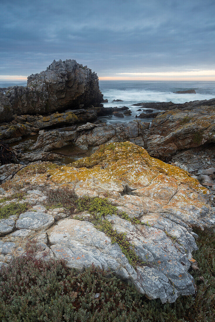 Rocky coast at Van Dyks Bay, Atlantic, Western cape, South Africa