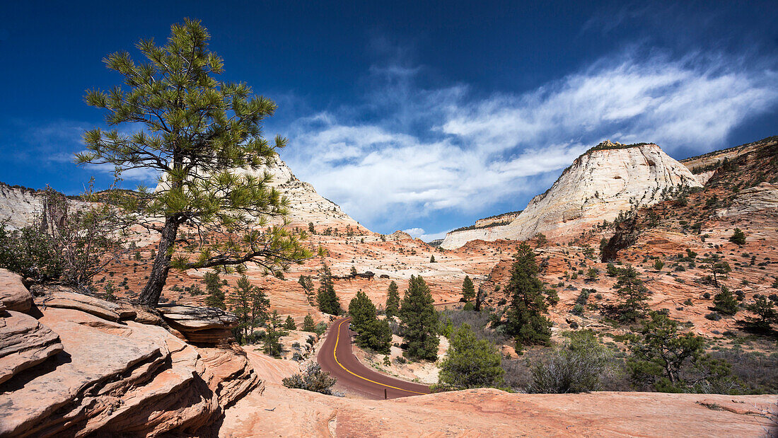 Mount Carmel Highway, Utah, USA