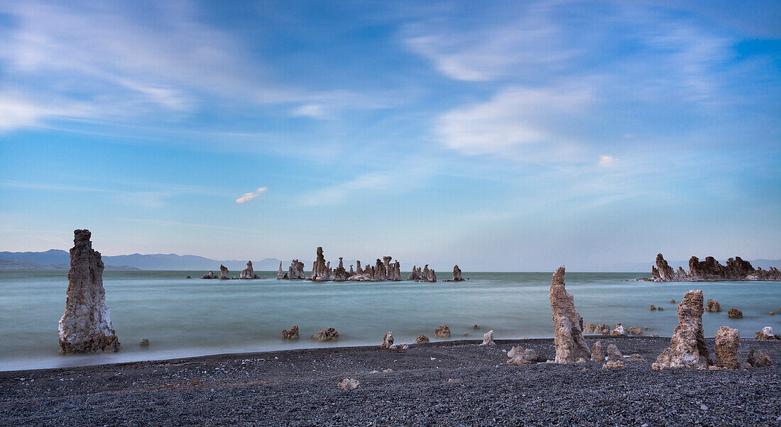 Rock pinnacles, Mono County, Sierra Nevada, California, USA