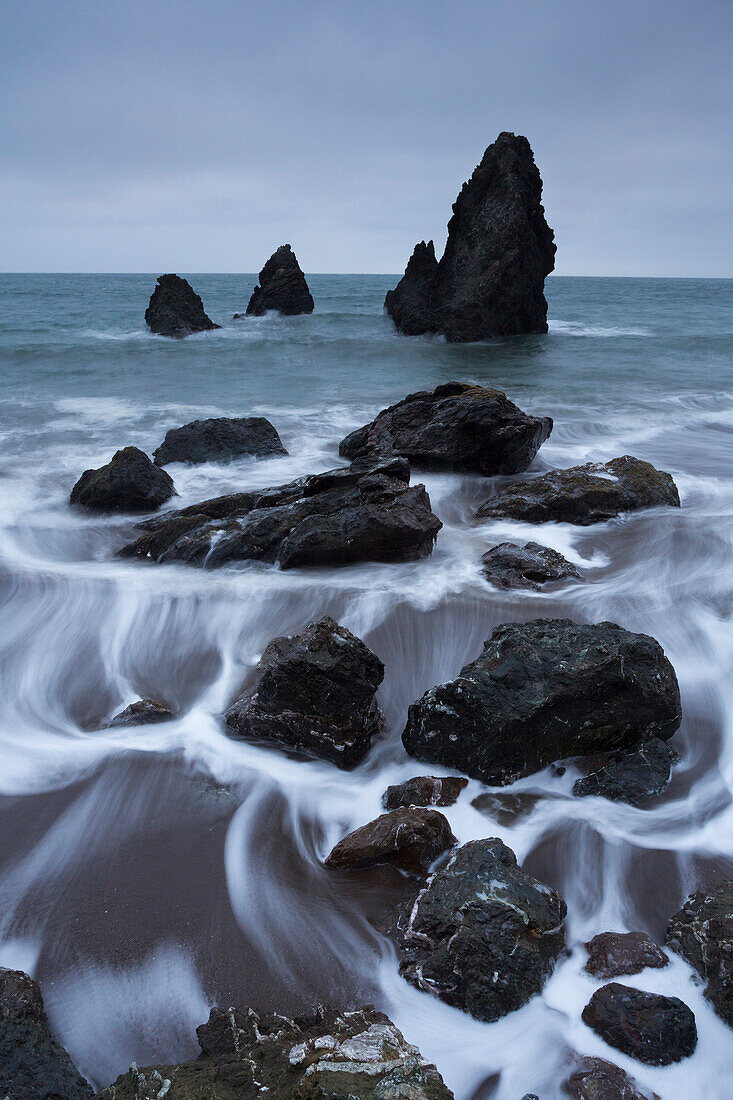 Felsküste, Golden Gate National Park, Pacific Coast Highway, Highway 1, Westküste, Pazifik, Kalifornien, USA