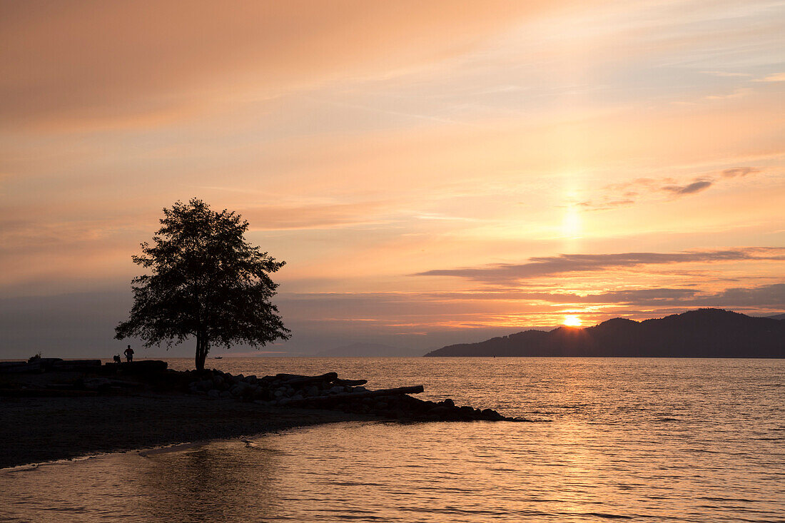 Spanish Banks Beach Park, West Point Grey, English Bay, Vancouver, British Columbia, Kanada