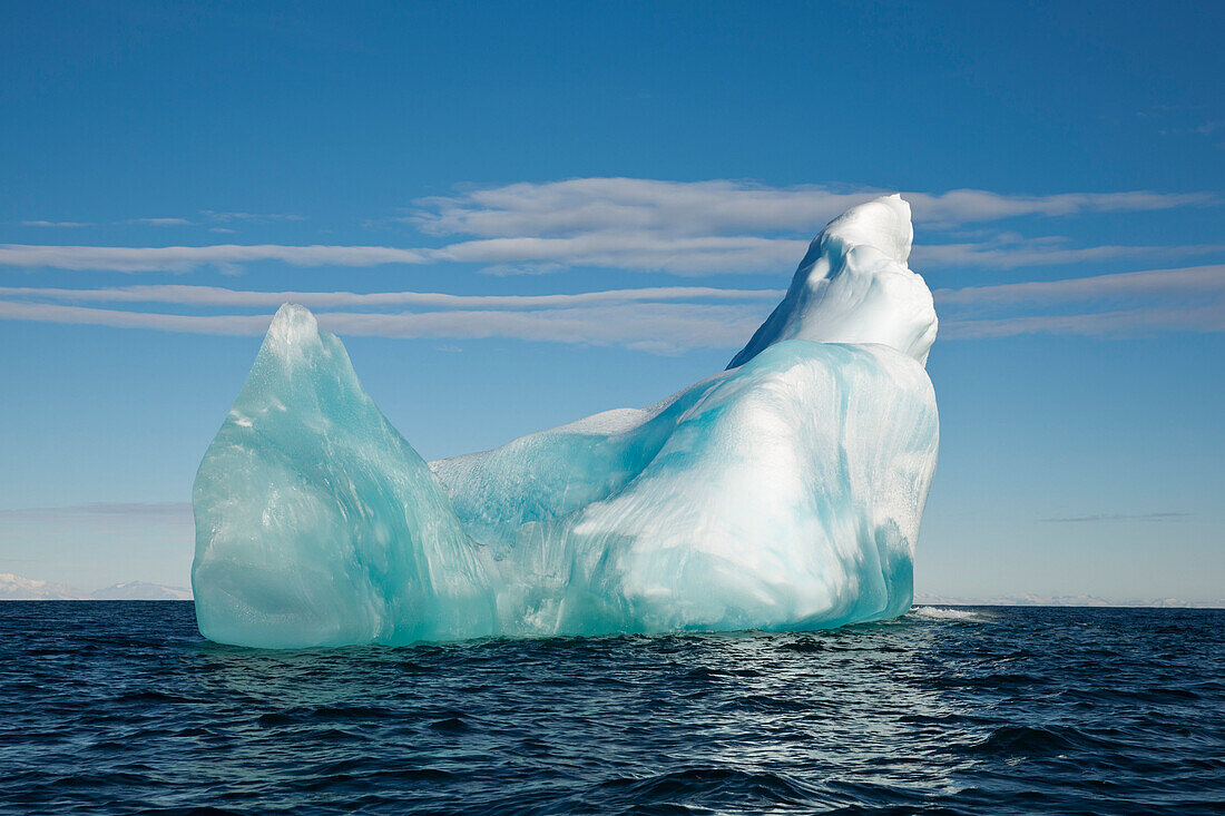 Iceberg in bright sunlight, Bird Point, Ross Island, Antarctica