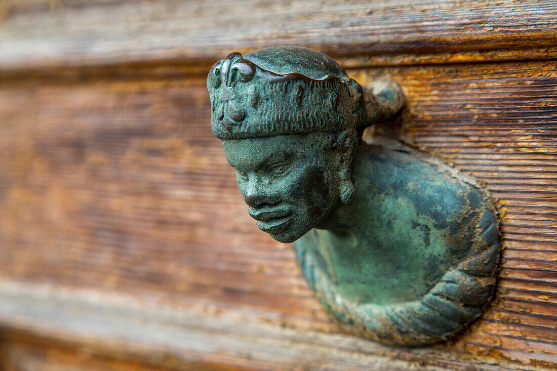 Venetian doorknob, decorative, Venice Italy