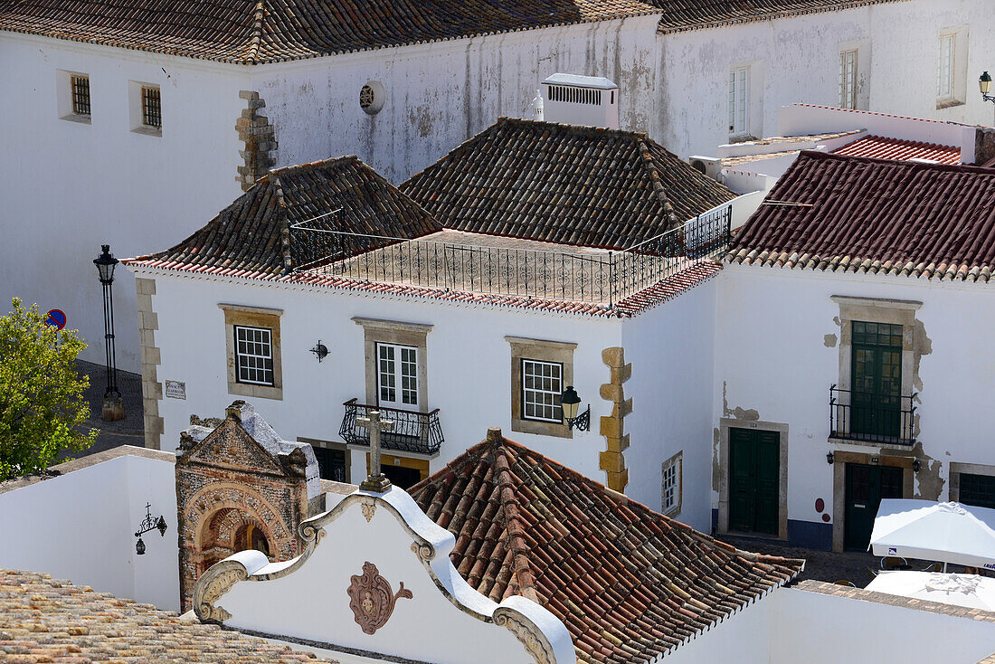 Blick vom Kathedralenturm, Faro, Algarve, Portugal