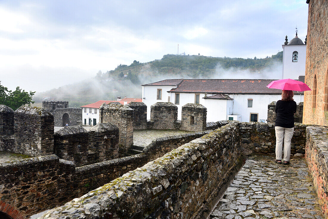 In the castle, Castelo, Braganca, Tras-os-Montes, Northeast-Portugal, Portugal