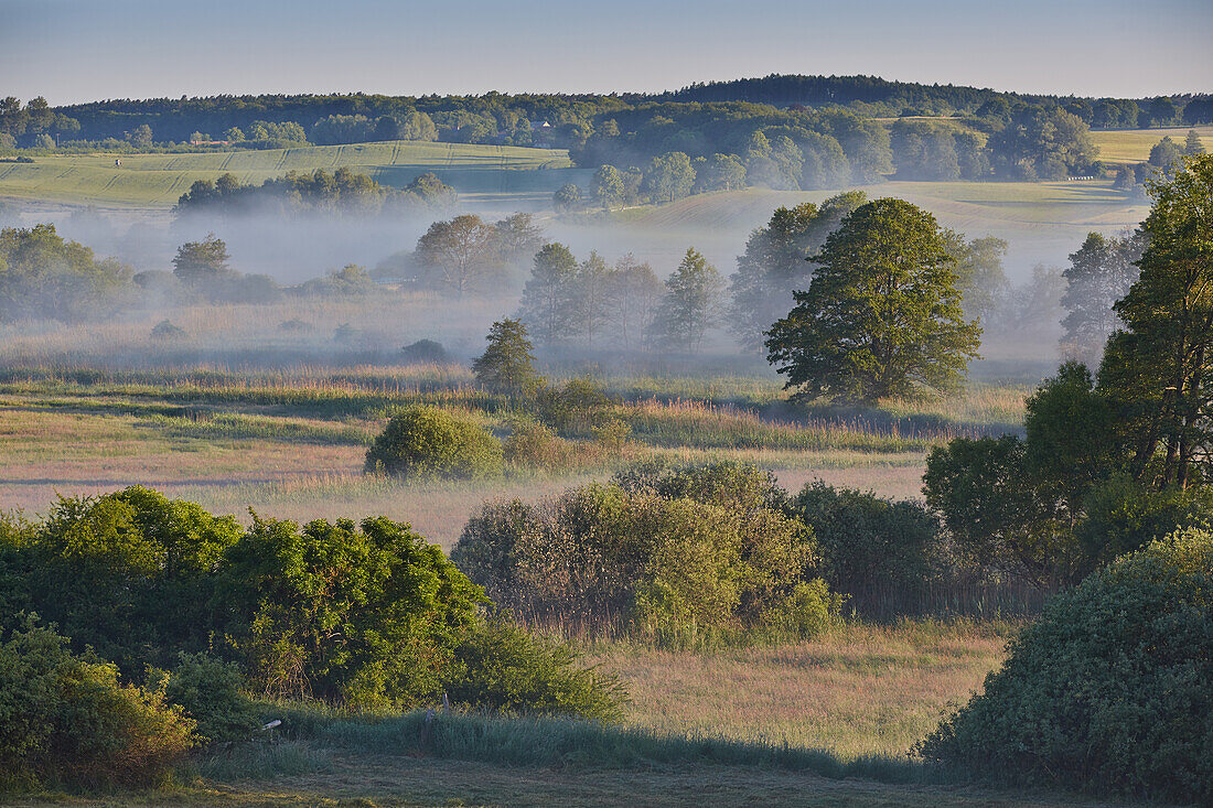 Warnow valley near Warnow, Sternberger Seenland Nature Park, Mecklenburg Vorpommern, Germany