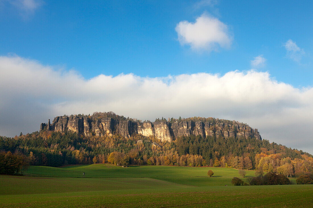 Pfaffenstein Rock, National Park Saxon Switzerland, Elbe Sandstone Mountains, Saxony, Germany