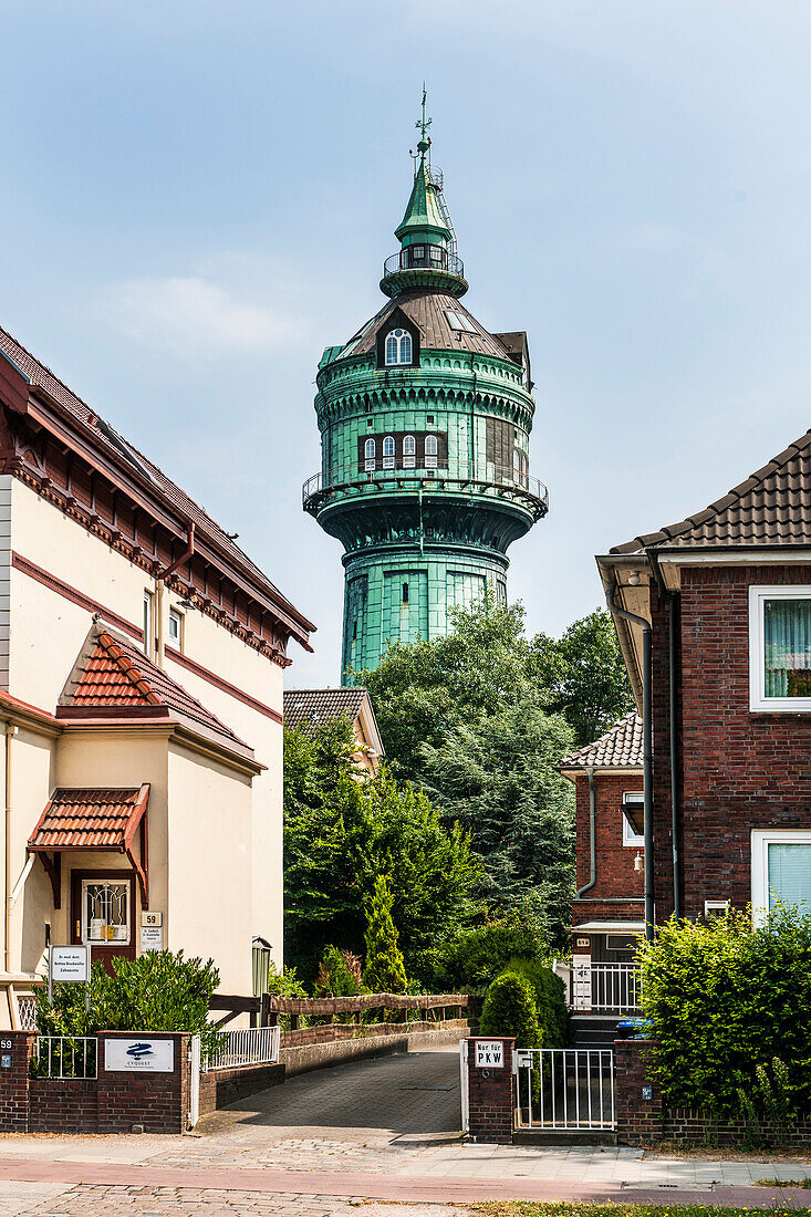 Lokstedter Wasserturm, Hamburg, Deutschland