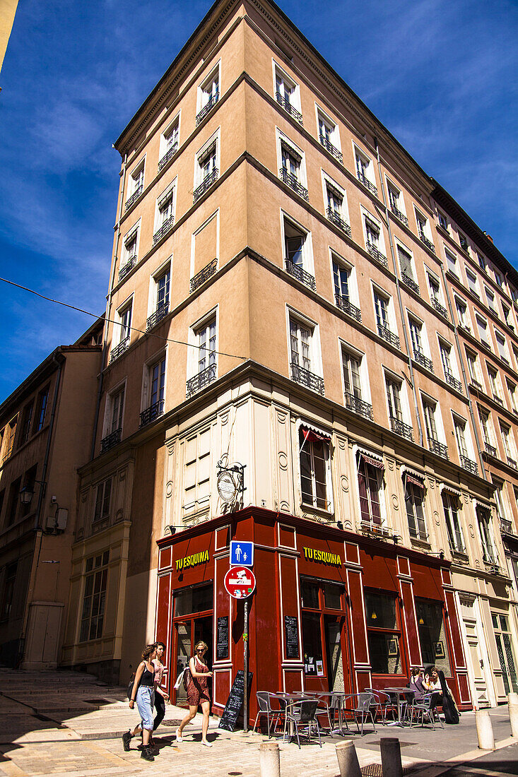 Montée de la Grande Cote, Croix Rousse, Lyon, France