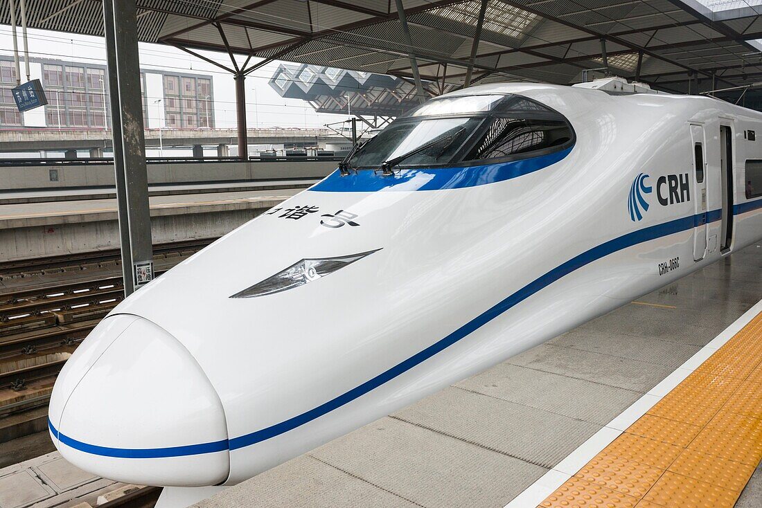 High Speed Train CRH2 modelled after the Japanese shinkansen in China.