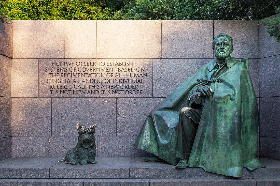 FRD memorial, Washington DC, USA.