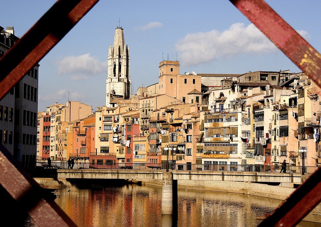 Collegiate church of Santa Felix. Girona. Catalonia. Spain.