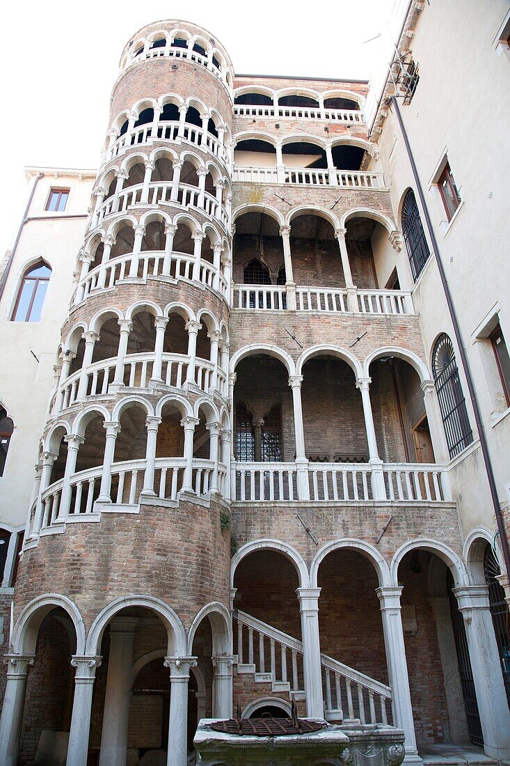 scala contarini del bovolo, venice, veneto, italy, europe