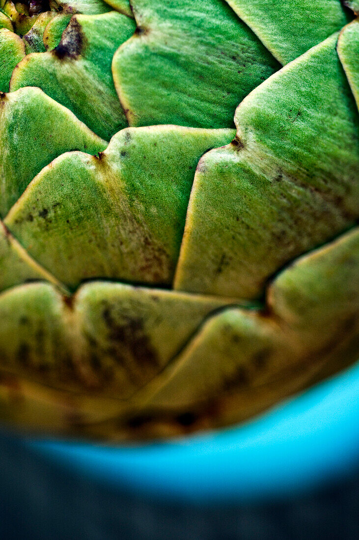 Close-Up Of Whole Artichoke.