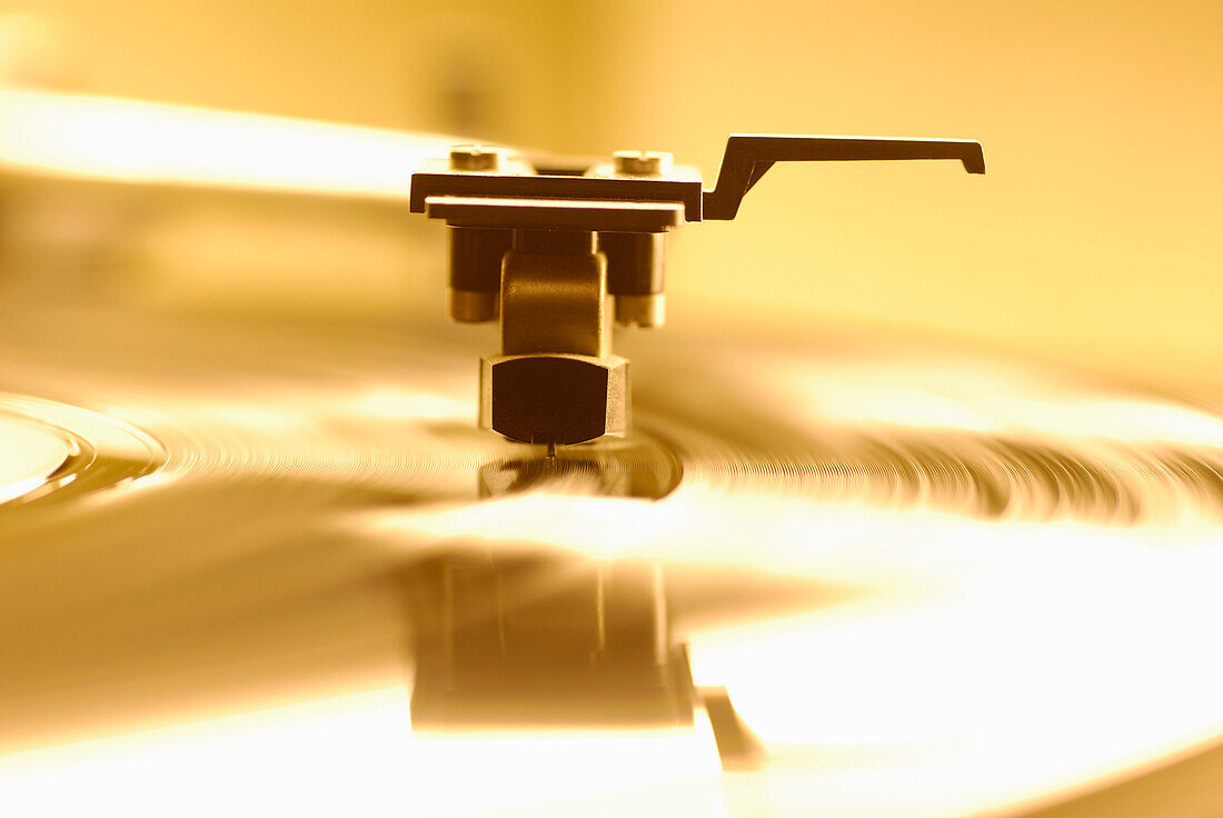 Close Up Of Record Player