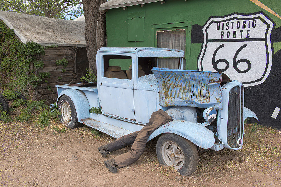 Out along historic Route 66, Seligman, Arizona.