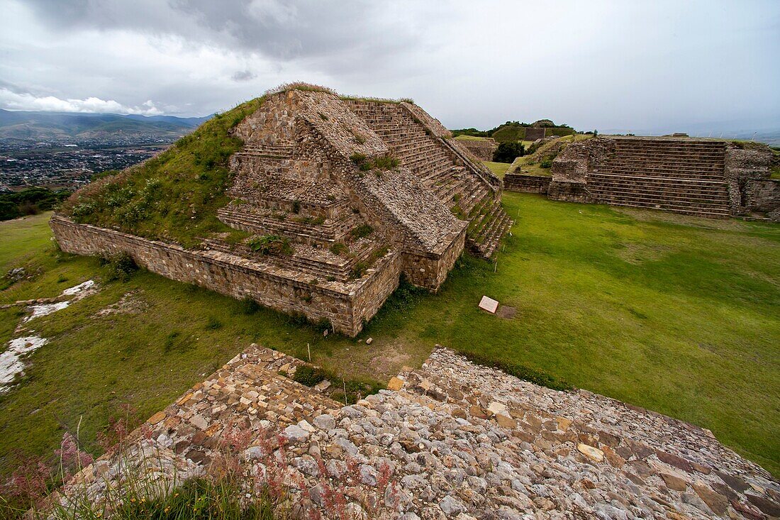 Montealban Archaeological Site, near Oaxaca City, Oaxaca, Mexico. Where Zapotecas come.