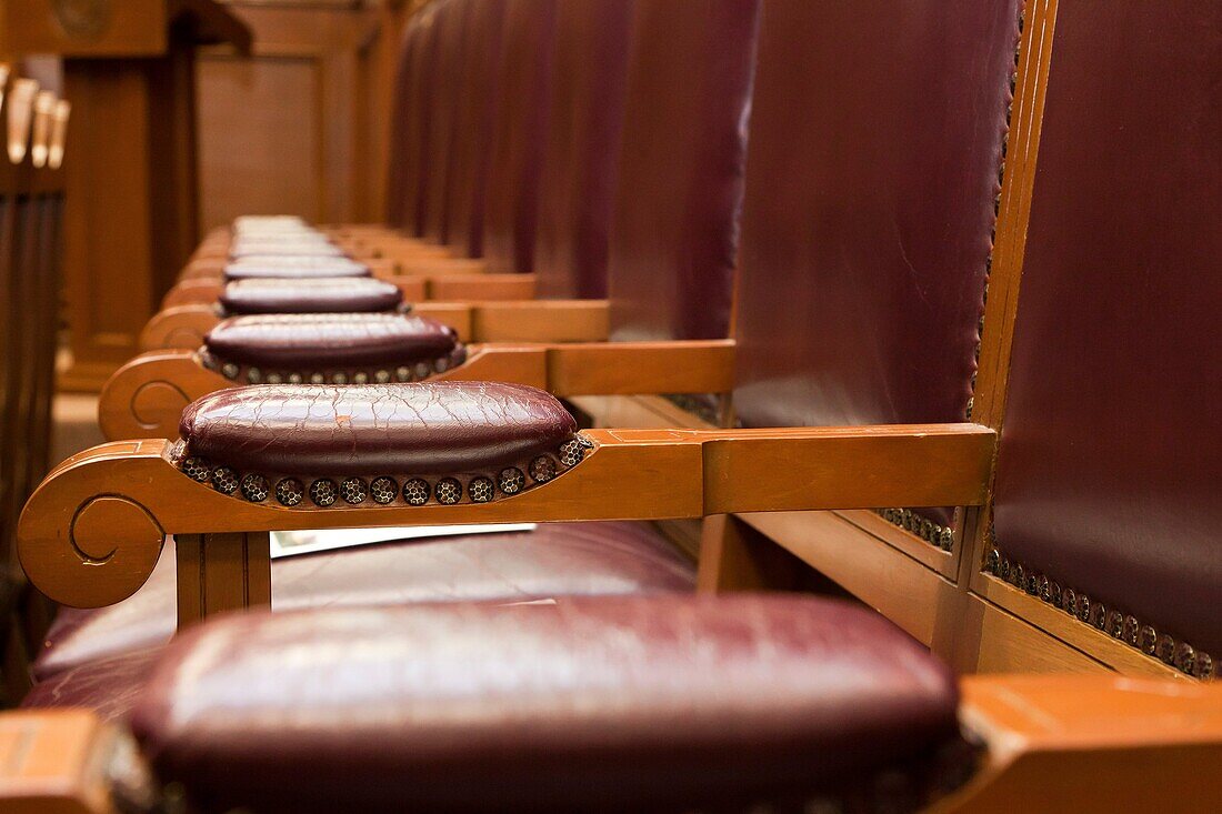 Details of an antique group of chairs, UAEM, Toluca, Edo. México.