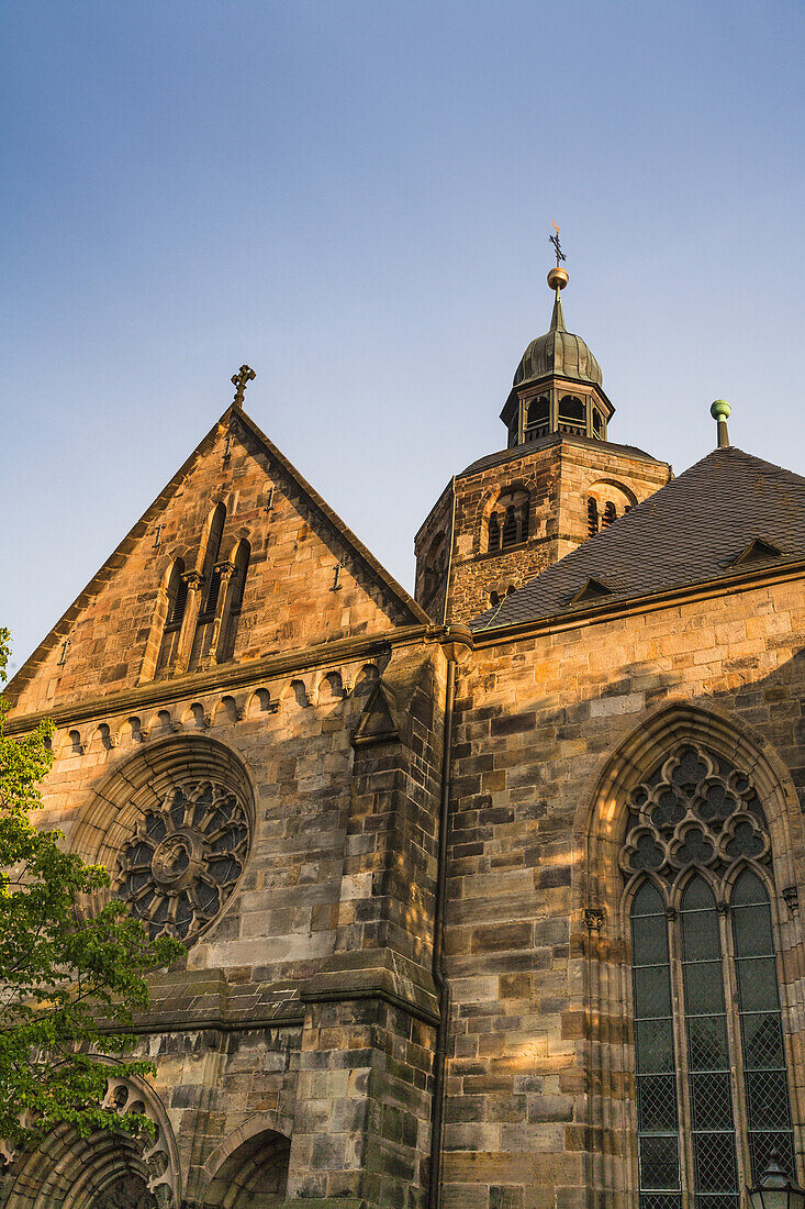 Historic St. Bonifatius Church in Hamelin, Lower Saxony, Germany, Europe