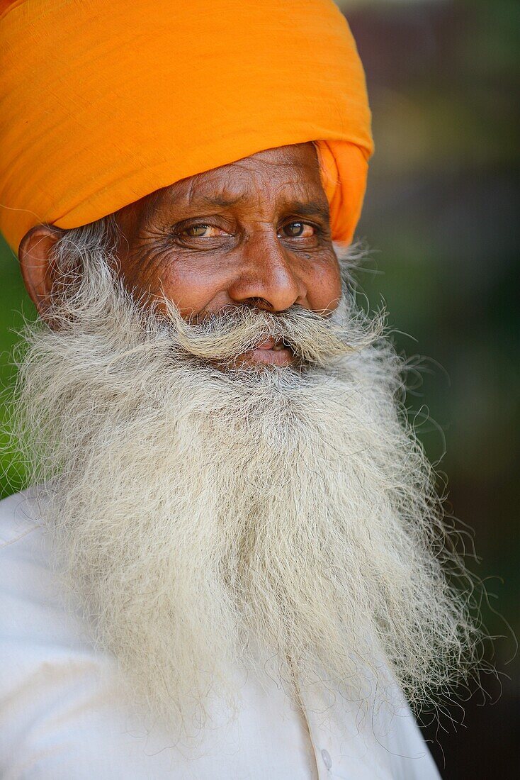 India, Rajasthan, Pushkar, Gate keeper.