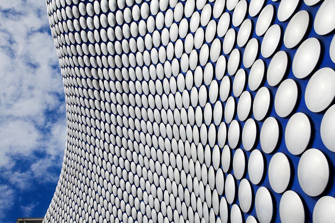 Abstract View of the Selfridges Building at The Bullring in Birmingham West Midlands England.