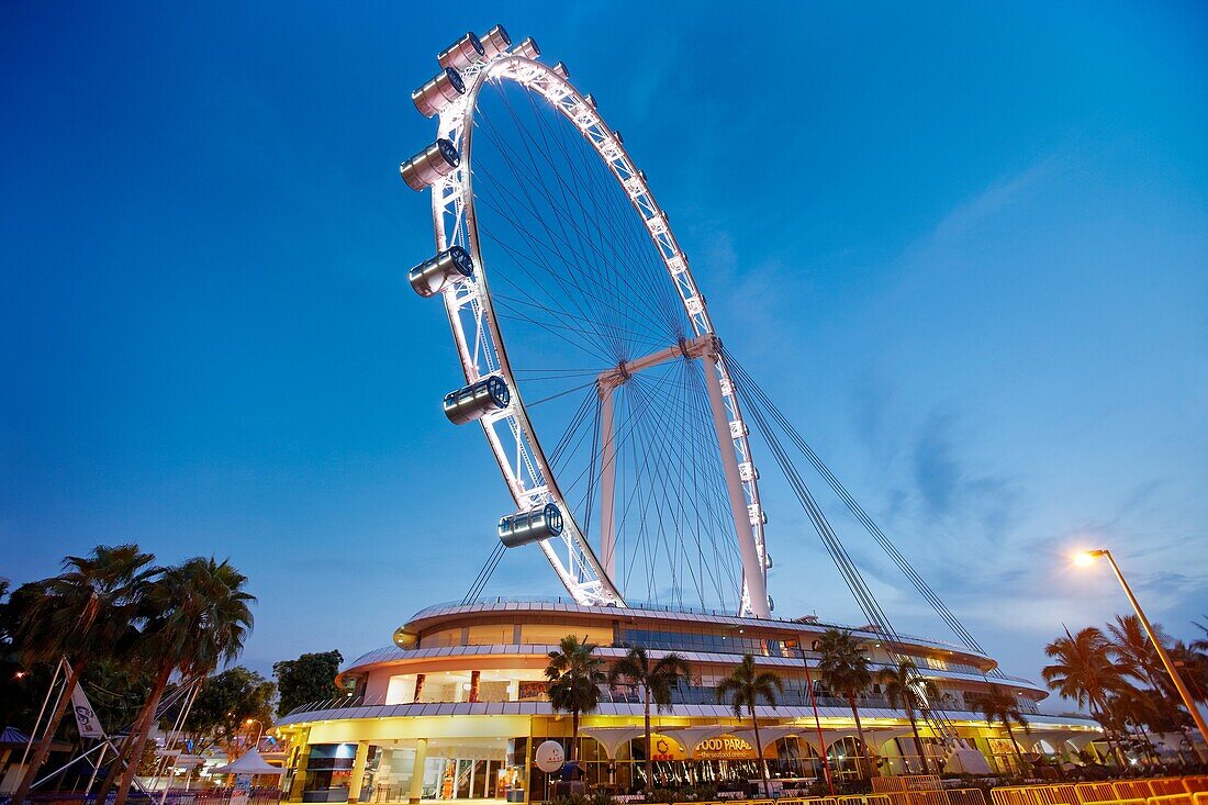 Singapore Flyer, the tallest Ferris wheel in the world, Singapore.