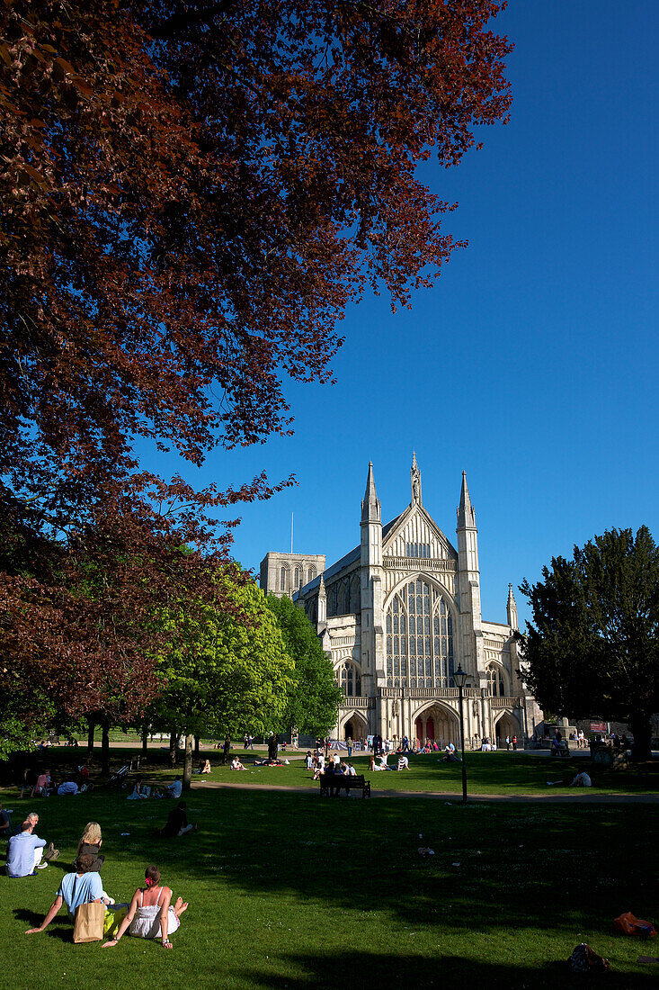 'Winchester Cathedral; Winchester, Hampshire, England'