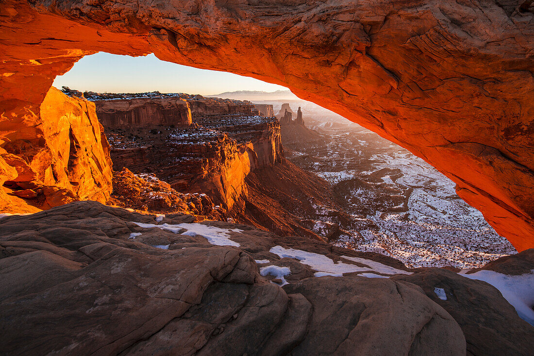 'Sunrise at Mesa Arch, Canyonlands National Park; Utah, United States of America'